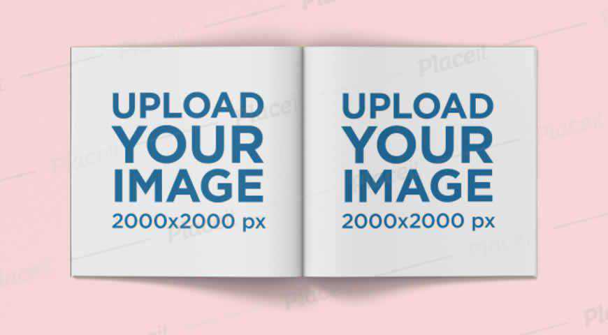 Minimal Square Magazine Photoshop PSD Szablon makiety