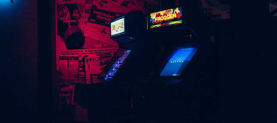 Mesin arcade.