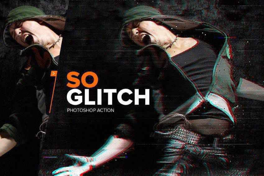 SoGlitchPhotoshopアクション