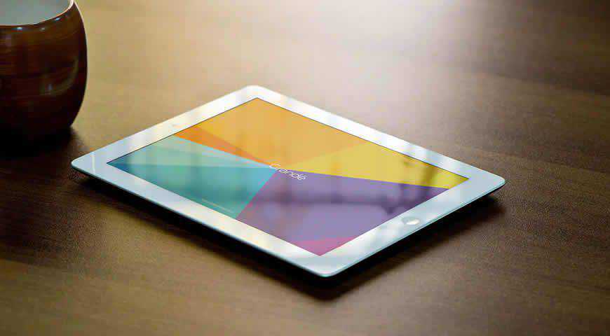 Templat Mockup iPad Photoshop PSD