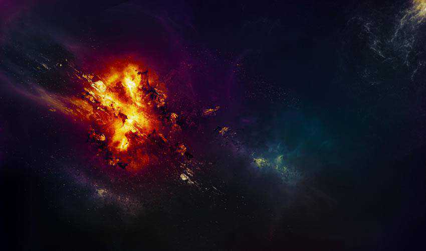 Ein fantastischer Planet-Explosionseffekt in Photoshop