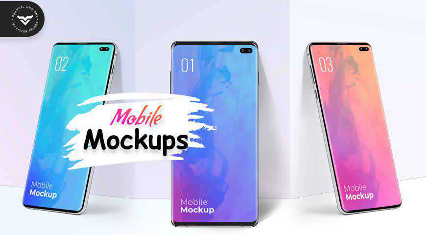 Mobile Photoshop PSD-Mockup-Vorlage