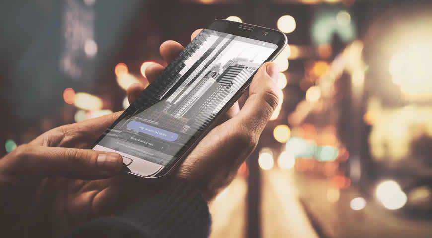 Modèle de maquette PSD Photoshop pour téléphone Android Urban Edition