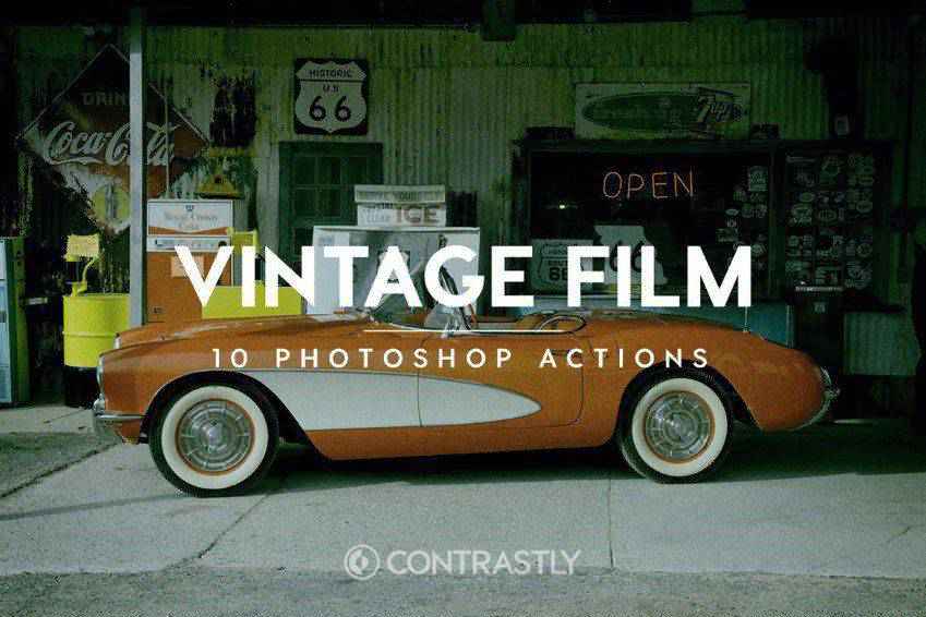 Vintage Film Photoshop-Aktionen