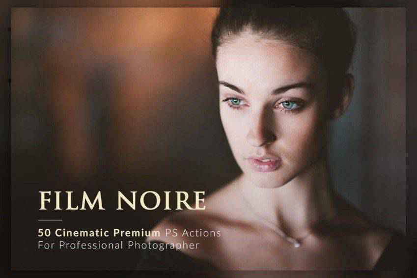 Набор экшенов Film Noire для Photoshop