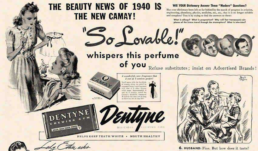 1940 Cosmopolitan vintage antico adobe photoshop ps brush brushes abr pack liberato