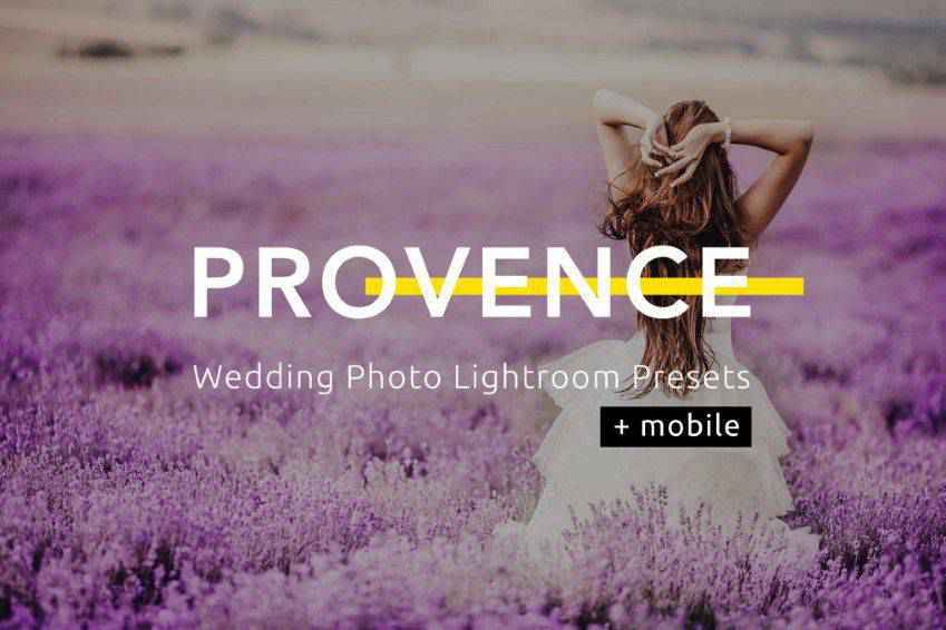 Provence Wedding Photo Lightroom ที่ตั้งไว้ล่วงหน้า