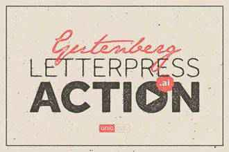 Letterpress-Aktion