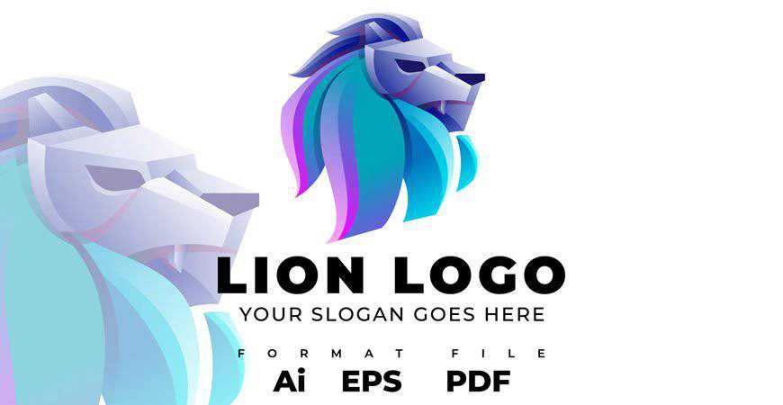 Singa Logo Template hewan