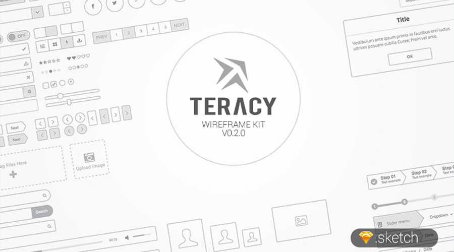 Teracy 免费线框模板草图格式