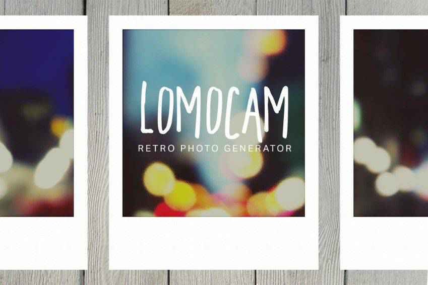 Lomocam 레트로 사진 생성기