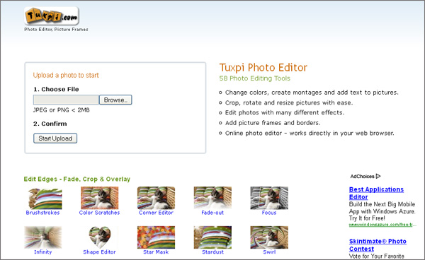 あなたの写真をより良くするTuxpiPhotoEditor58編集ツール