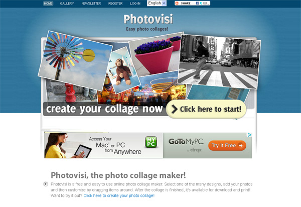 Photovisi 是一個易於使用且完全免費的拼貼製作工具