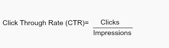 คำถามสัมภาษณ์ AdWords - การคำนวณ ctr