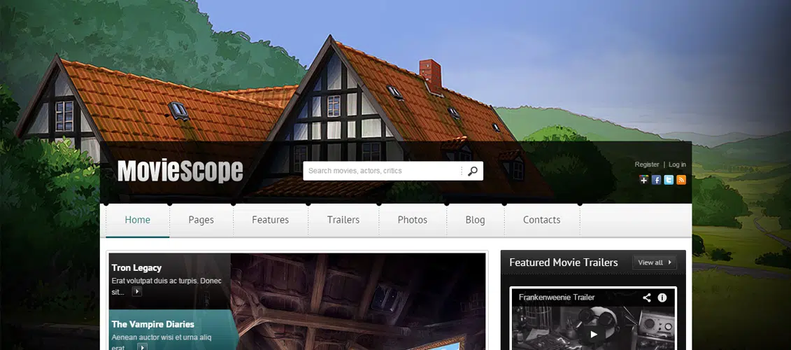 MovieScope — адаптивная тема портала WordPress