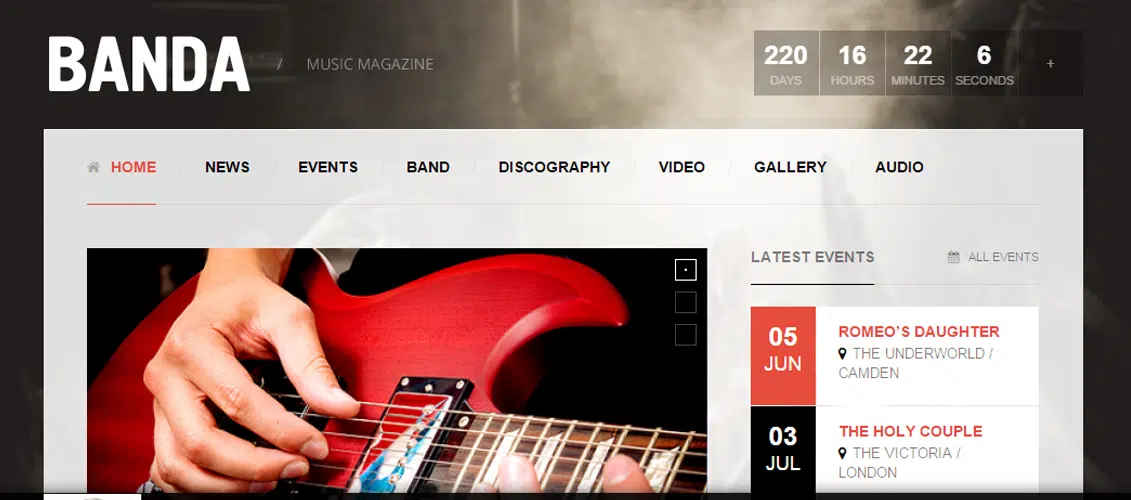 Banda - Magazine de musique WordPress