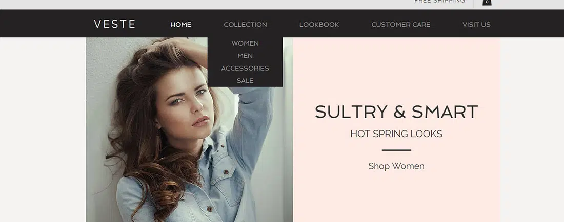 Fashion Boutique Fashion Retail Szablony stron internetowych