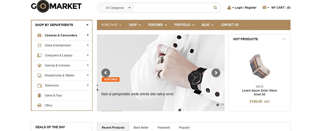 Woo GoMarket Fashion Retail Teme pentru site-uri web