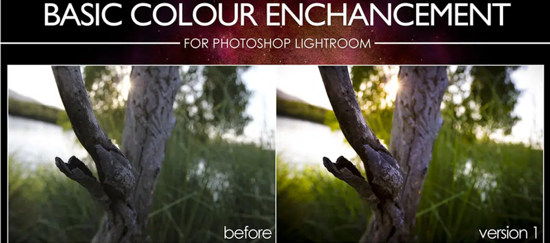 Predefinições básicas do Lightroom de aprimoramento de cores