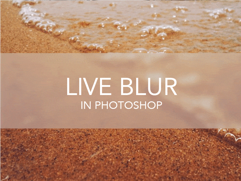 Live Blur PSD