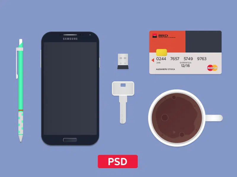 Survival Kit Elemen PSD Gratis