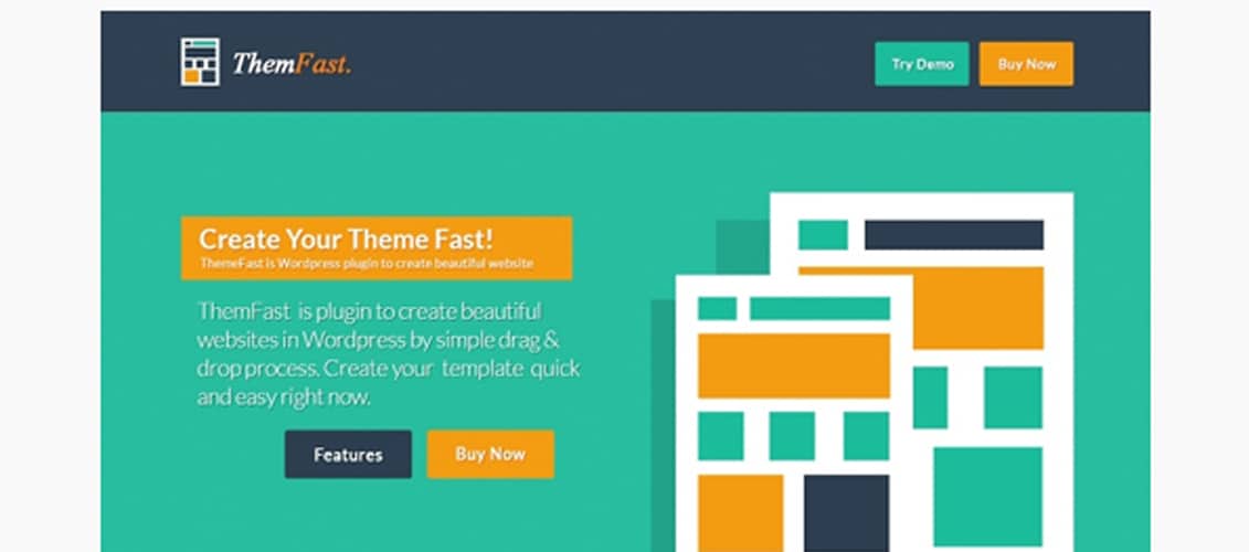 ThemFast – Template PSD Gratis