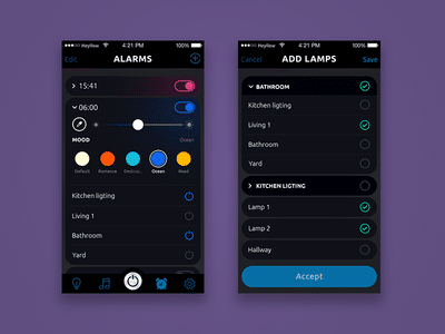 App Svet per iOS – Illuminazione wireless