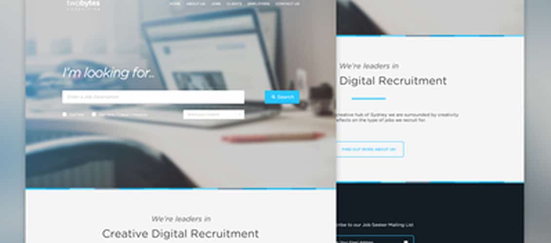 TwoBytes – Ücretsiz PSD Web Sitesi Şablonu