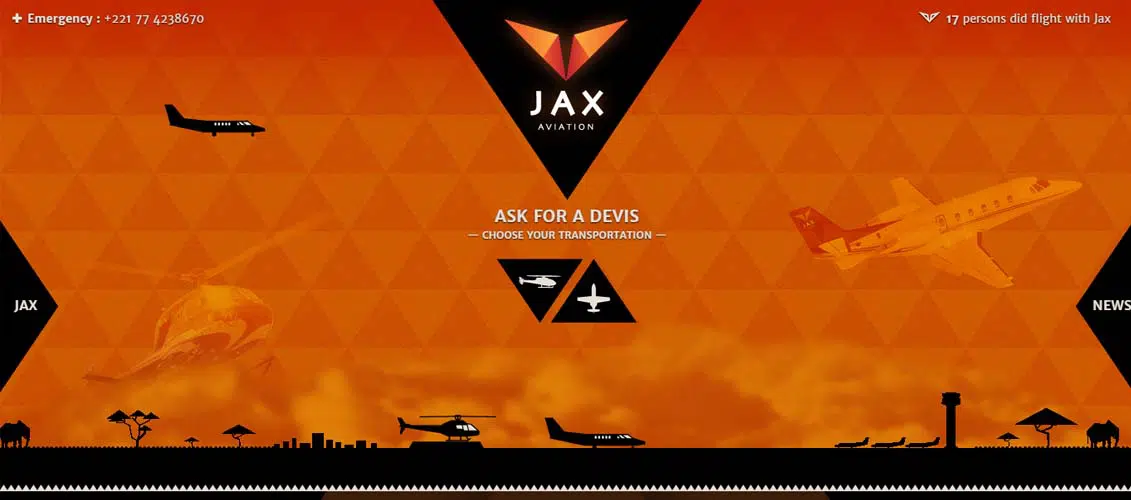 JAX AviationFreeHD幾何学的ポリゴンの背景