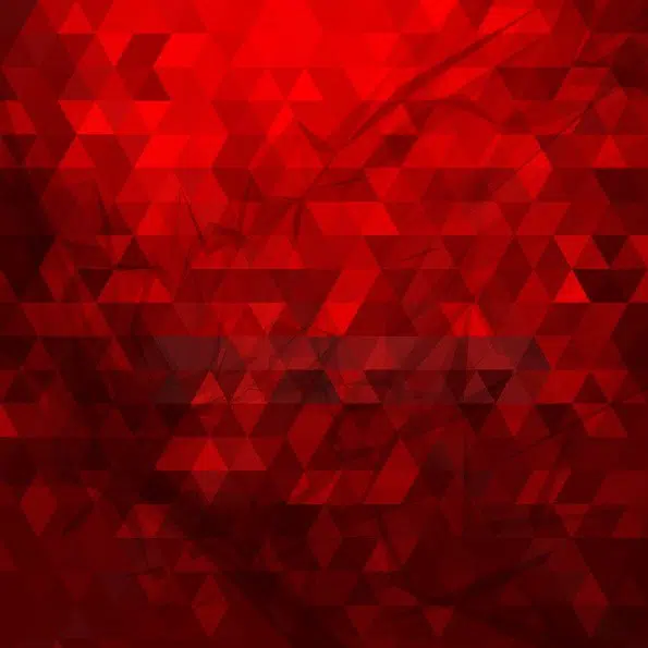 Red Polygonal Background Vector by Free Vector