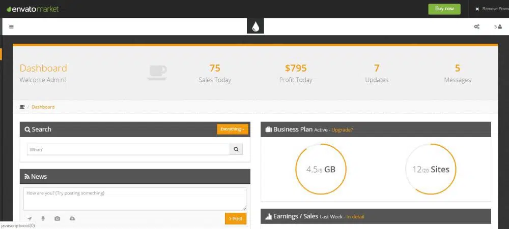 FreshUI - Aplikasi Web Premium dan Template Admin