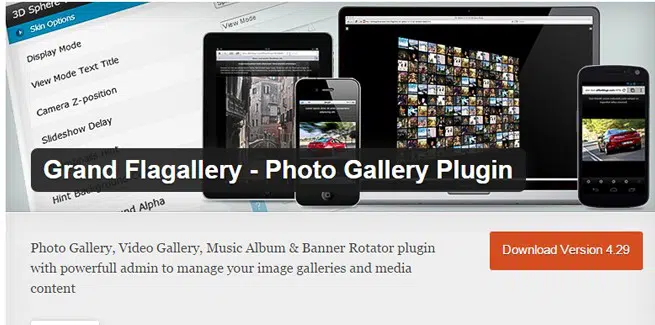 Grand Flagallery - Plugin de galerie de photos