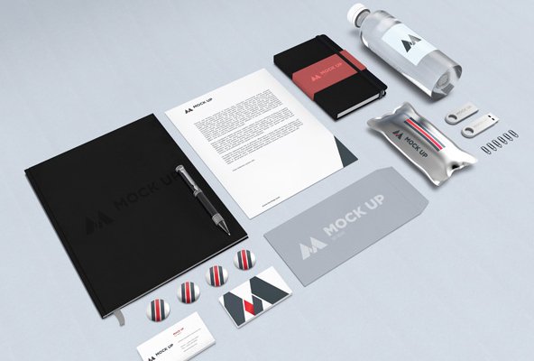 MockUp Identitas Merek Vol