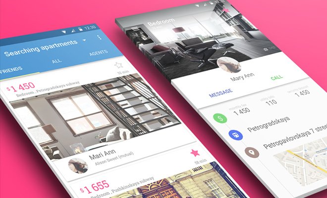 Flat Material App Sketch Freebies