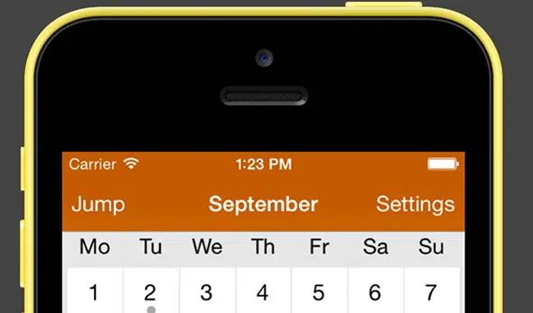 تطبيق ALCalendar