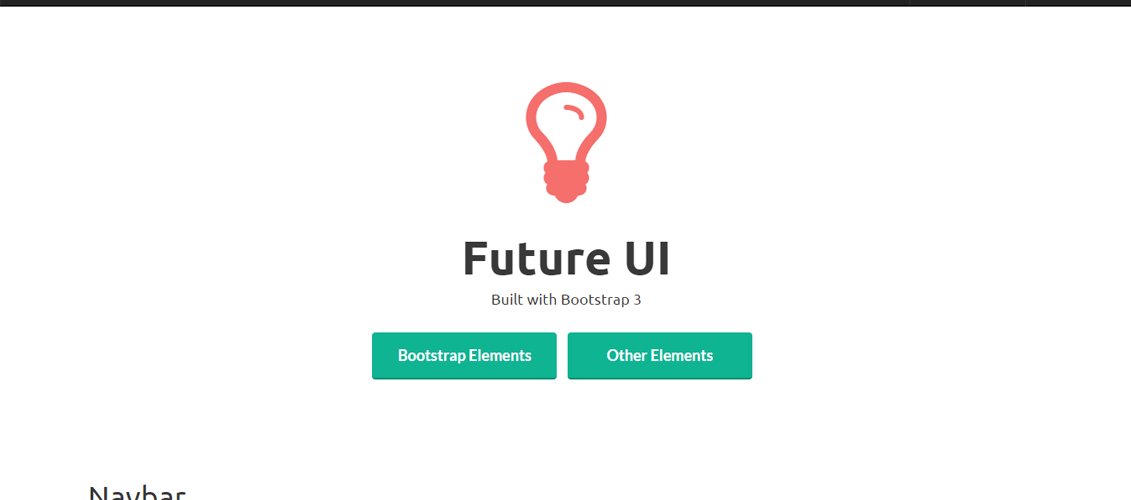 Interfaz de usuario futura: diseño de Bootstrap 3