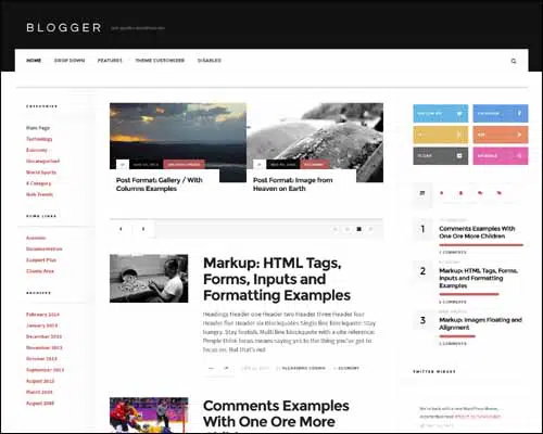 AcosminBlogger 免费响应式 WordPress 主题