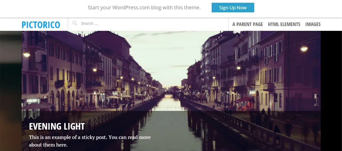 Pictorico - ธีม WordPress การถ่ายภาพฟรี