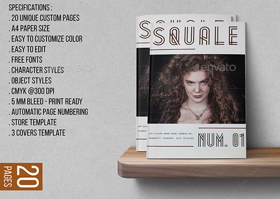 Squale - Modello di rivista