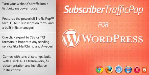 Abonat Traffic Pop pentru WordPress