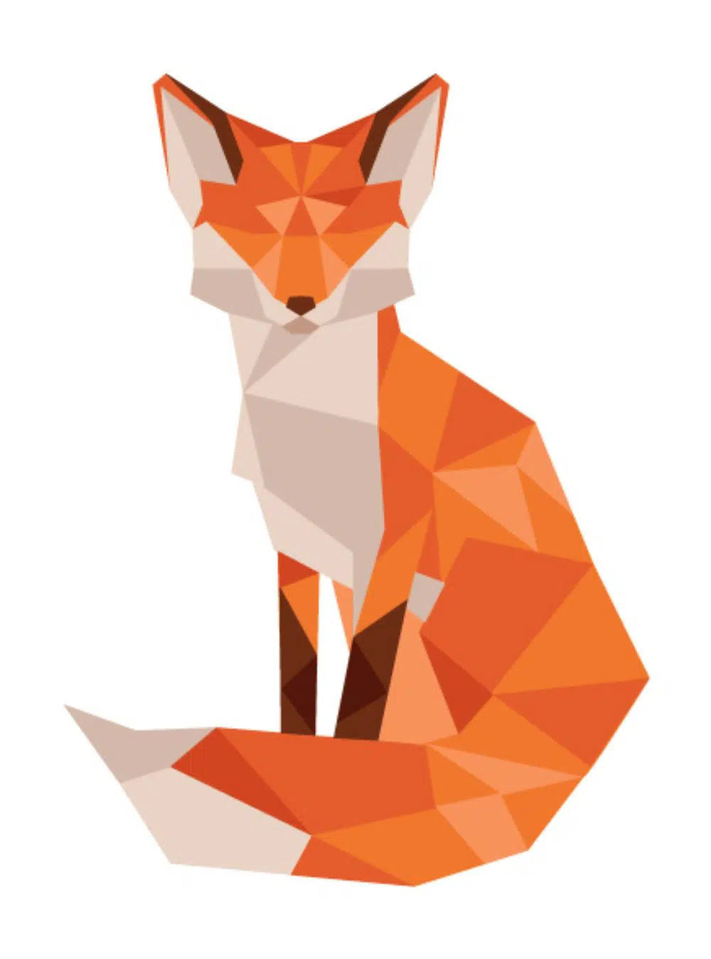 Low Poly Fox de Jennifer Tamochunas