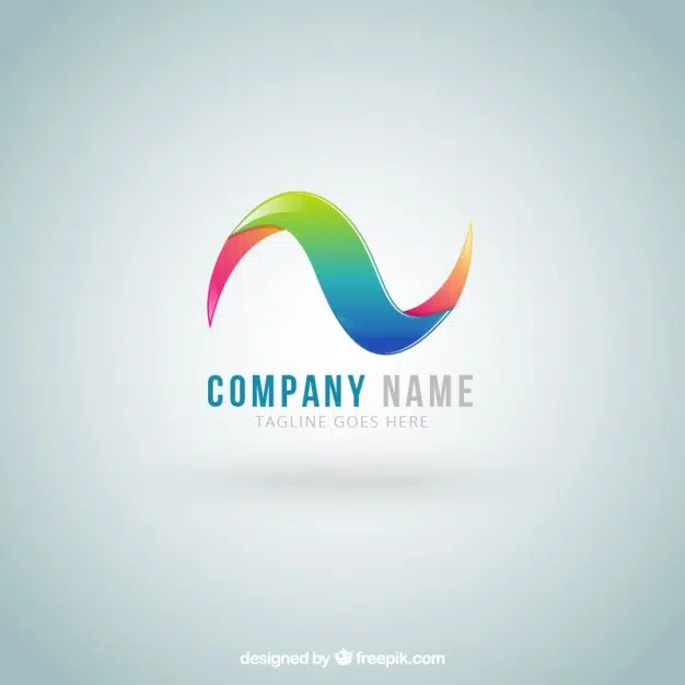 Logo-undă colorată