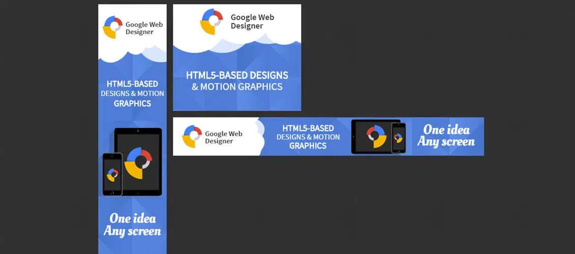 谷歌网页设计 HTML 5 动画横幅二