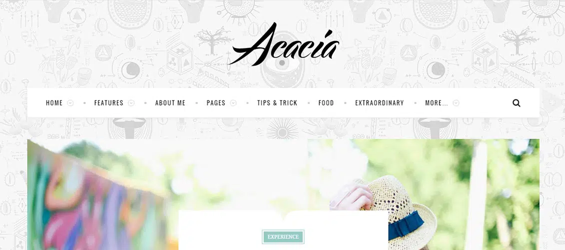 Acacia WordPress-Blog-Theme