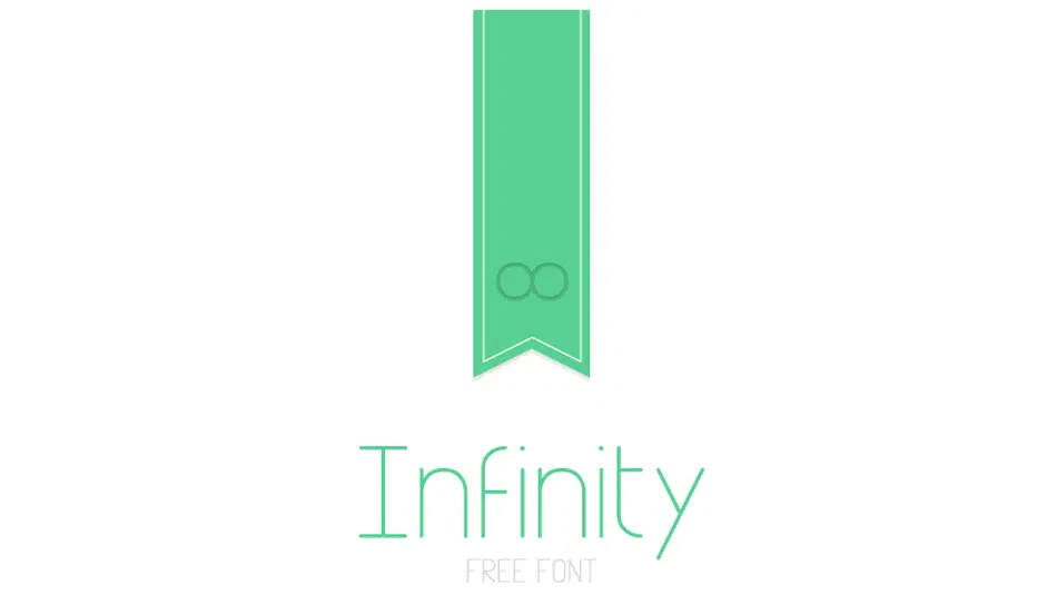 Infinity 무료 미니멀리스트 글꼴