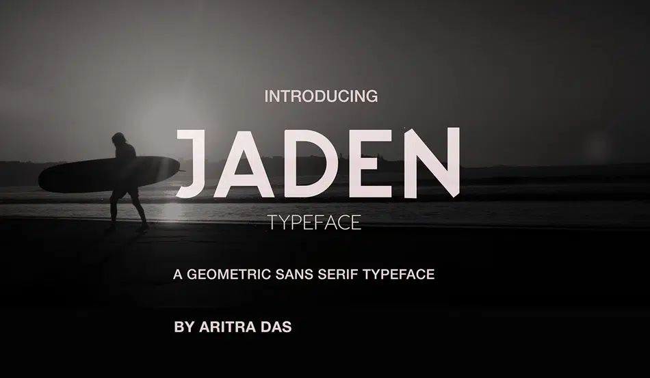 Jaden 무료 미니멀리스트 글꼴