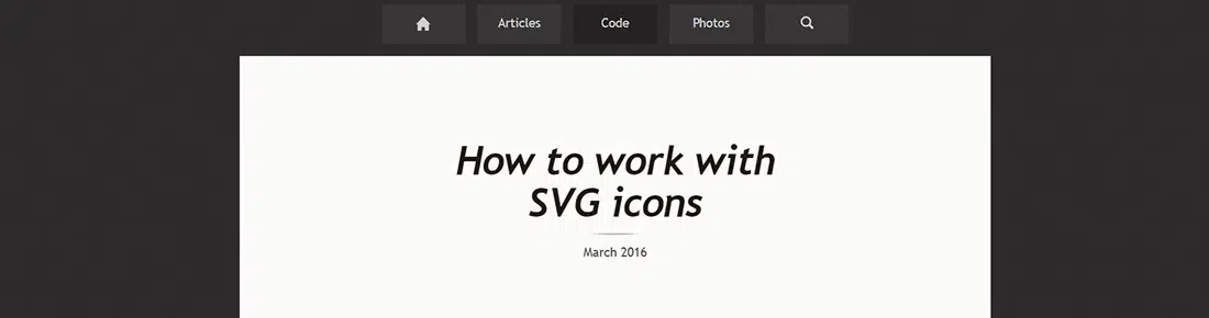 cómo trabajar con iconos SVG