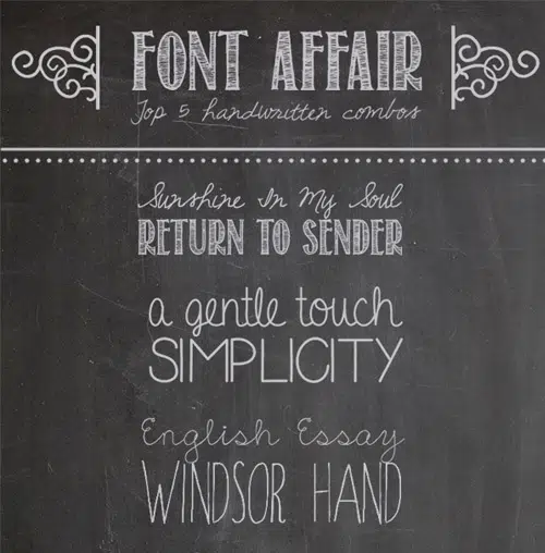 FONT HANDWRITTEN Diseño gratuito Goodies