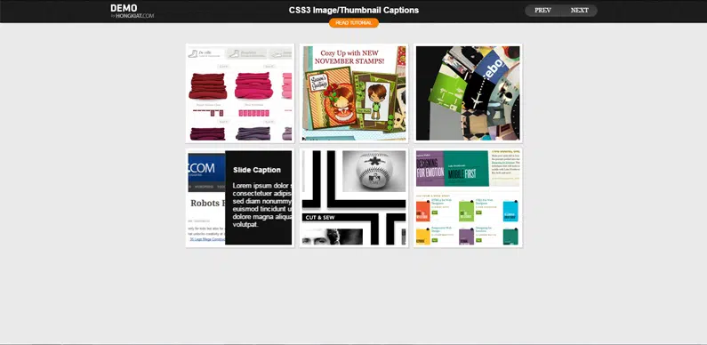 6 คำบรรยายภาพสุดเจ๋งด้วย CSS3