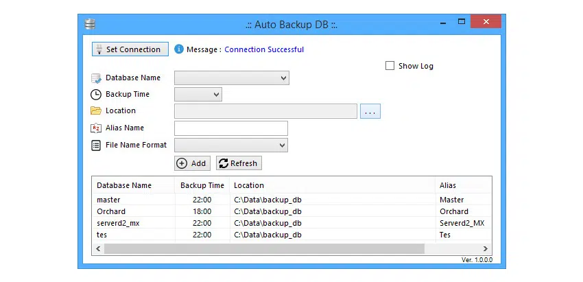 자동 백업 DB- SQL Server